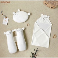 Mochee Jacquard Cotton Pillow, Pillow, and Robe Set with Sheep Embroidery