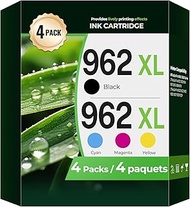 962XL Ink Cartridges Combo Pack OfficeJet Pro 9010 9015 9020 9018 Compatible with HP 962 XL Ink Cart