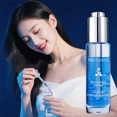 40ml 5% blue copper peptide concentrated anti wrinkle essence, anti-aging, reducing facial fine line
