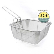 Square Deep Fry Basket Fryer Basket Fry Basket for Deep Frying with Collapsible Handle