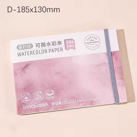 High-quality Thick Paper Watercolor Book Tearable Inspiration Record Paint Book Portable Art Supplie