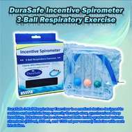 SPIROMETER 3 Balls Breathing Exerciser Lung Function Improve Trainer Respiratory Spirometry
