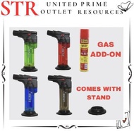 Jet-Flame Windproof Gas Torch Lighter Refillable