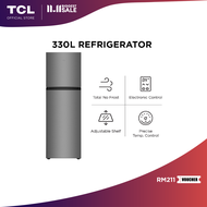 TCL 330L 2-door top Mount 5 Star energy saving refrigerator fridge fast cooling refrigerator TRF-330