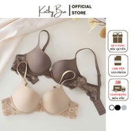 A48 KATHY BRA Underwire Lace BRA 1cm Thin Padded Breast Enhancement