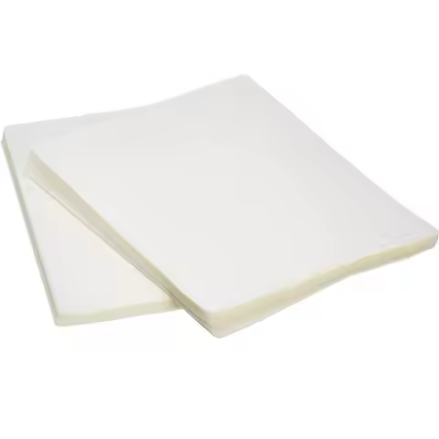 100pcs A4 thermoplastic laminated bags, rounded corner design, 7C film thickness, for document and p