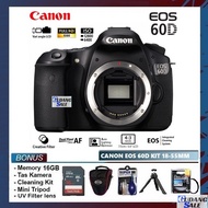 [NEW] KAMERA CANON EOS 60D BODY ONLY (BO) - GARANSI 1 TAHUN - FREE ACCESORIES CAMERA DSLR 700D 200D 750D 600D