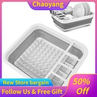 chaoyangmall Foldable Dish Rack for Dinnerware Storage  Portable Bowl Spoon Chopsticks Organizer Dra
