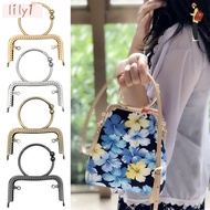 LILY Purse Clasp Frame, Metal Bag Hardware Purse Frame Kiss Clasp, Mini Vintage Purse Frame Handle B