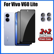 Screen Protector For (2+2) Vivo V60Lite V60 Lite Privacy Ceramic soft film Screen Protector film 2PC