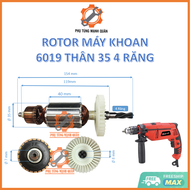 Rotor/ruột máy khoan Kainou 6019 4 răng tặng kèm chổi than cao cấp