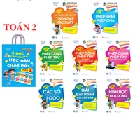 SÁCH - [ Lớp 2 ] - ( Bộ 8 quyển ): Trọn bộ Toán lớp 2 - Học chuyên sâu học đâu chắc đấy Toán 2