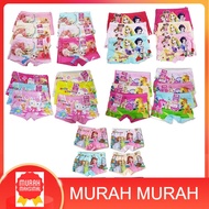 3 PCS Pack Kids Girls Cartoon Boxer / 3 helai pack anak perempuan kartun boxer