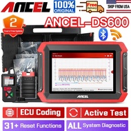 ANCEL DS600 Car Bidirectional Scanner All System Bluetooth OBD2 Diagnostic Tool ECU Coding TPMS 34+R