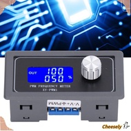 CHEESELY PWM Signal Generator, DC 3.3V-30V Adjustable Output Frequency Generator, Stable LCD Display
