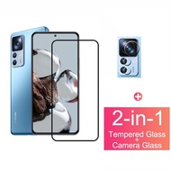 Screen Protector Tempered Glass For Xiaomi 12T 11T Pro Lite Ultra 5G Redmi Note 11 Pro Plus 10C 5G Full Coverage Glass Film + Camera Lens Glass Protector