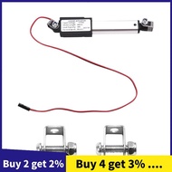 Micro Linear Actuator 2" Stroke, 30N/6.75lb, Speed 30mm/S Mini Electric Waterproof Actuator Motor Li