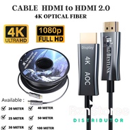 Cable HDMI 2.0 Active Fiber optic 4K - Cable hdmi 2.0 optic 30m -40m cable optic hdmial 4k 30 meter 