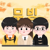 Moving Kdrama Keychain Sticker Sheet