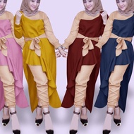 Belaluna 2in1 Set Moscrepe (2PCS) / St Beavo Women's Muslim Suit / Muslim Suit / Bism