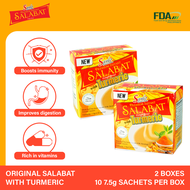 Sanlo Salabat Premium Instant Ginger Tea - TURMERIC (Bundle of 2 Boxes)