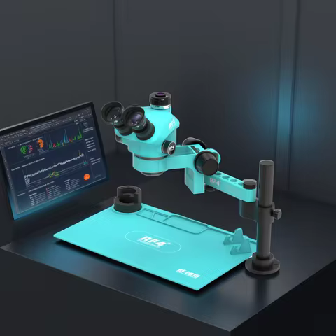 RF4 6 Speed Precise Locking Magnification Zoom ,360 ° Rotation Adjustable Swing Arm Universal Stereo