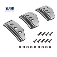 Car Aluminum Alloy Foot Pedal Rest Pedal Cover Accelerator Pedal Cover Clutch Pedal Cover forManual 