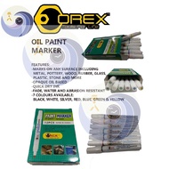 OREX Paint Marker OREX PAINT MARKER/OIL PAINT.OPAQUE (Red, Yellow, Black, Blue, White)