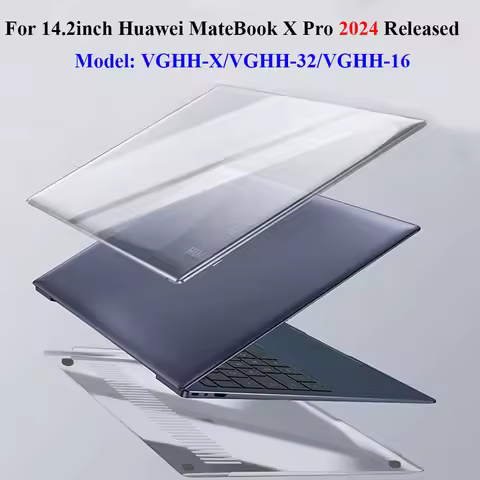 VGHH-X Laptop Case for HUAWEI MateBook X Pro 14.2Inch 2024 Released VGHH-32 VGHH-16 Hard NoteBook Sh