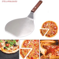 STELLARGLOW Pizza Paddle, Stainless Steel Wooden Handle Pizza Shovel, Multipurpose Non Stick Portabl