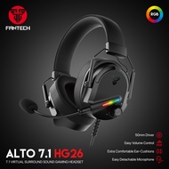 Fantech HG26 Alto 7.1 Gaming Headset RGB Lighting 7.1 Virtual Surround Sound Detachable Mic