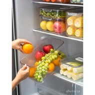 W-6&amp; Refrigerator Storage Box Drawer-Type Vegetables Special Organize Fantastic Breathable Fruit Crisper Transparent Pla