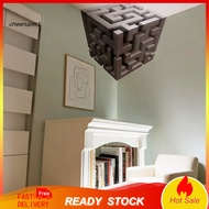 Optical Illusion Wall Art 3D Corner Wall Decal Peel And Stick Removable 3D Effect Cube Wall Art for 