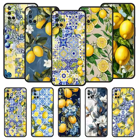 Summer Fruits Lemon Print Phone Case For OnePlus 15 13 12 11 10 Pro 13T 13R 12R 9 8T 8 7 7T 9R Nord 