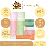 GLOWSOPHY WATERMELON BRIGHTENING MOISTURIZER GLOWSOPHY CARROT MOISTURIZER GEL GLOWSOPHY CICA PANTHEN