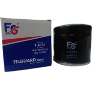 T-6757 8-97096777-0 FILGUARD OIL FILTER / T-6757 8-97096777-0 PENAPIS MINYAK FILGUARD