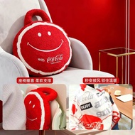 Coca-Cola Can Pillow Blanket /Coca-Cola Smiley Pillow Blanket
