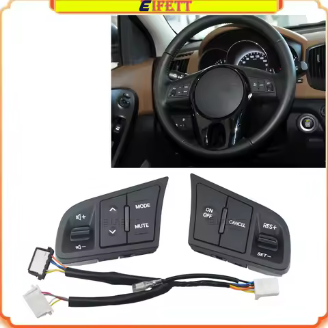 Left + Right + Wire Steering Wheel Control Button Cruise Switch For Kia Forte Shuma Cerato Koup 2008