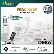 DEKA F5DC / F5DC LED / F5DC Baby / FANZO Turbo 46 56 Inch Ceiling Fan with Light LED DC Motor Kipas Syiling 风扇