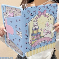 เคสiPadหมุน 360° Pro11 2024 Air6 Air5 Air4 10.9 ที่ใส่ปากกา โบว์ริบบิ้นกระต่าย เคสไอแพด Gen9 Gen8 Ge