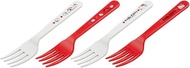 Skater F-18P Sanrio Hello Kitty Fork, Set of 4, Plastic, 5.7 inches (14.5 cm), Made in Japan