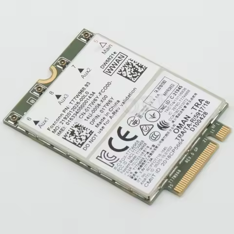 T77W968 DW5821e X20 LTE Cat16 1Gbps FDD-LTE TDD-LTE 4G Module For Dell 5420 5424 7424 7400 Laptop