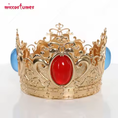 Miccostumes Metal Crown Cosplay Accessory Princess Crown for Princess Cosplay Costume