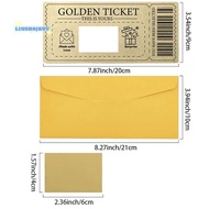 [Aus-t] -off Card Raffle Gift Off Ticket Golden Ticket Surprise Concert Ticket Party Favor With Enve
