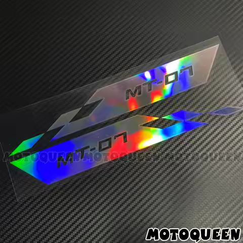 2X Motorcycle Fairing Tank Pad Reflective Decals Label Stickers Set for MT-07 09 10 01 25 03 MT07 MT