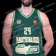 2026 Greece Panathinaikos Athens Basketball Match Jersey Adult Mens Basketball Vest Special Fan Bask