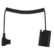 onlylove D Tap to DMW DCC17 Dummy Battery Coiled Cable BLK22 Adapter for Lumix S5 S5K S5GK GH5II GH6