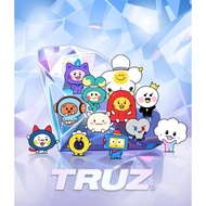 LINE Friends character HANDMADE plushie keychain Treasure TRUZ