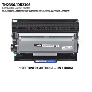 Satu set toner + unit drum printer L2365DW DCP-L2540DW MFC-L2700D L2700DW L2740DW HL-L2360DN