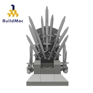 【BuildMOC】 Game of Thrones Iron Throne MOC-18100 bricks blocks model toys